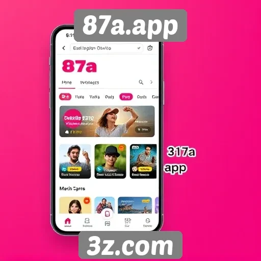 Interface do site 87a.app é intuitiva e fácil de navegar